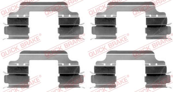 QUICK BRAKE Комплектующие, колодки дискового тормоза 109-1648